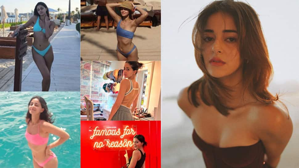 Ananya Panday radiates hotness in neon bikini set and backless bodycon in unseen photo roll