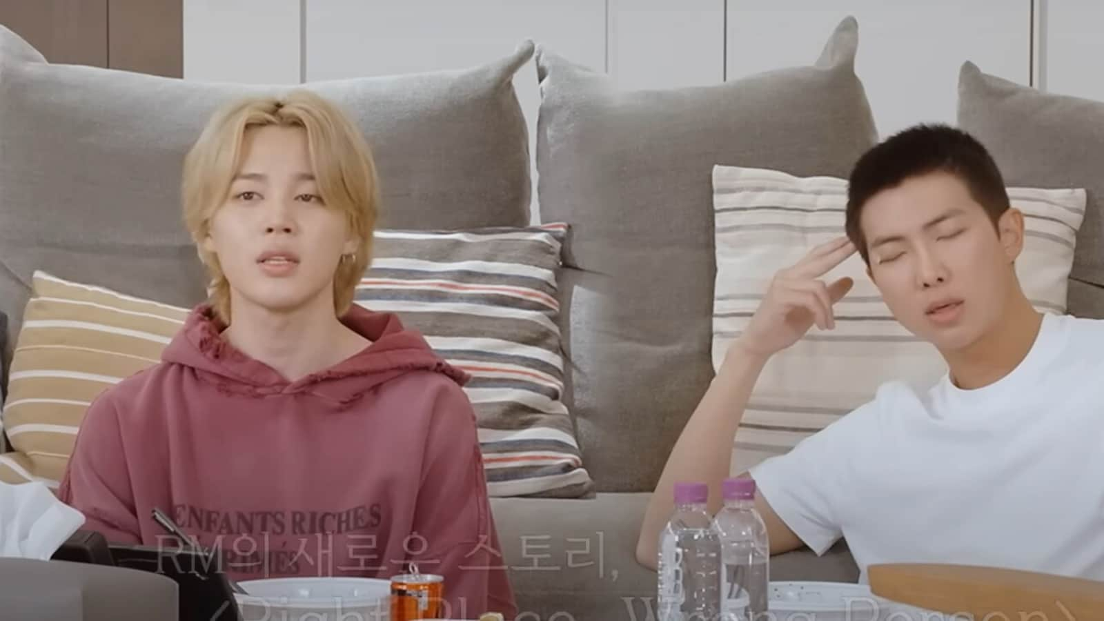 BTS fans wonder if RM and Jimin will be working together as they star in new 'Mini & Moni' clip, talking about Namjoon's song.  Watch