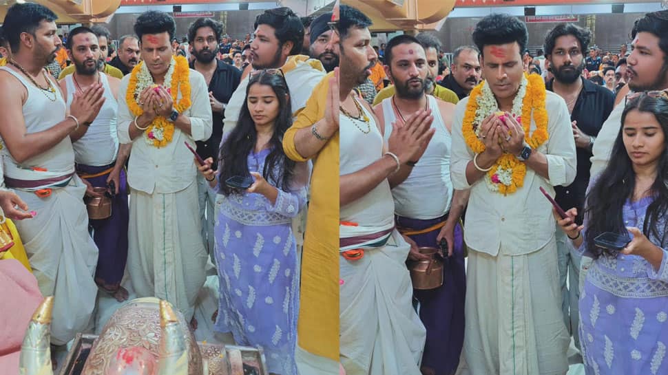 Before the release of Bhaiyaji, Manoj Bajpayee worshiped at Mahakaleshwar Jyotirling, sought blessings from Mahadev.