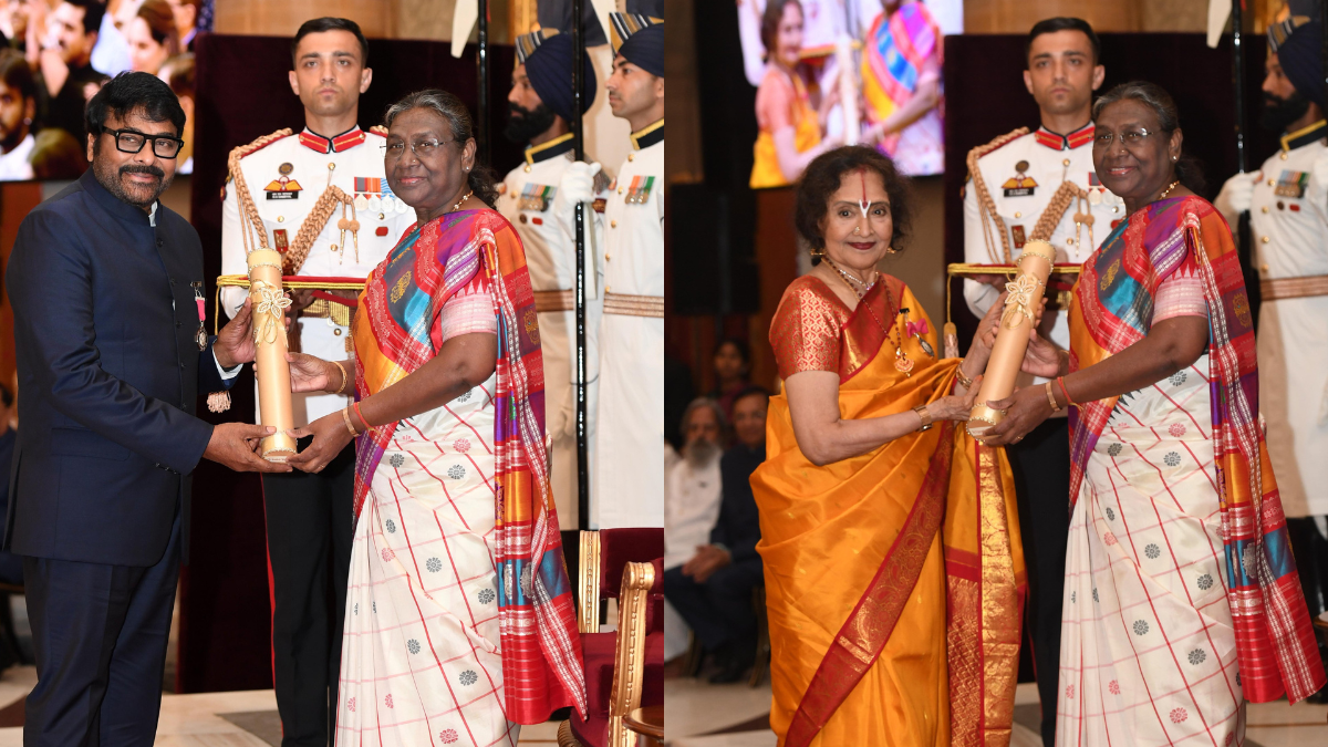 , Chiranjeevi and Vyjayanthimala were awarded the Padma Vibhushan, thus the artists reacted Navabharat (Navabharata).