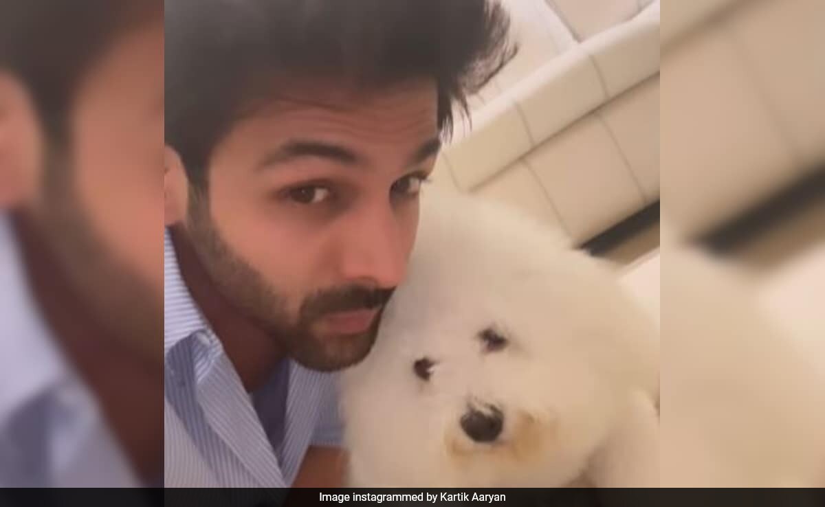 Inside the adorable shots of Kartik Aryan and pet pooch Katori: “When I’m going for my shoot on Sunday”