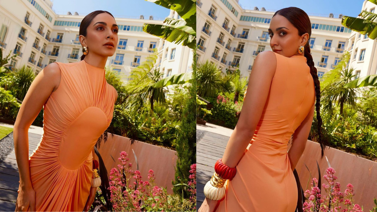 , Kiara Advani rocks minimal makeup look, orange gown at Cannes 2024 – Hindi News |  Live News in Hindi |  Latest Hindi News