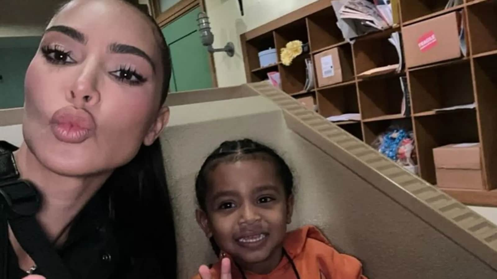 Kim Kardashian's 5-year-old son Psalm drives a $1,500 Tesla Cybertruck, which he received as a gift...