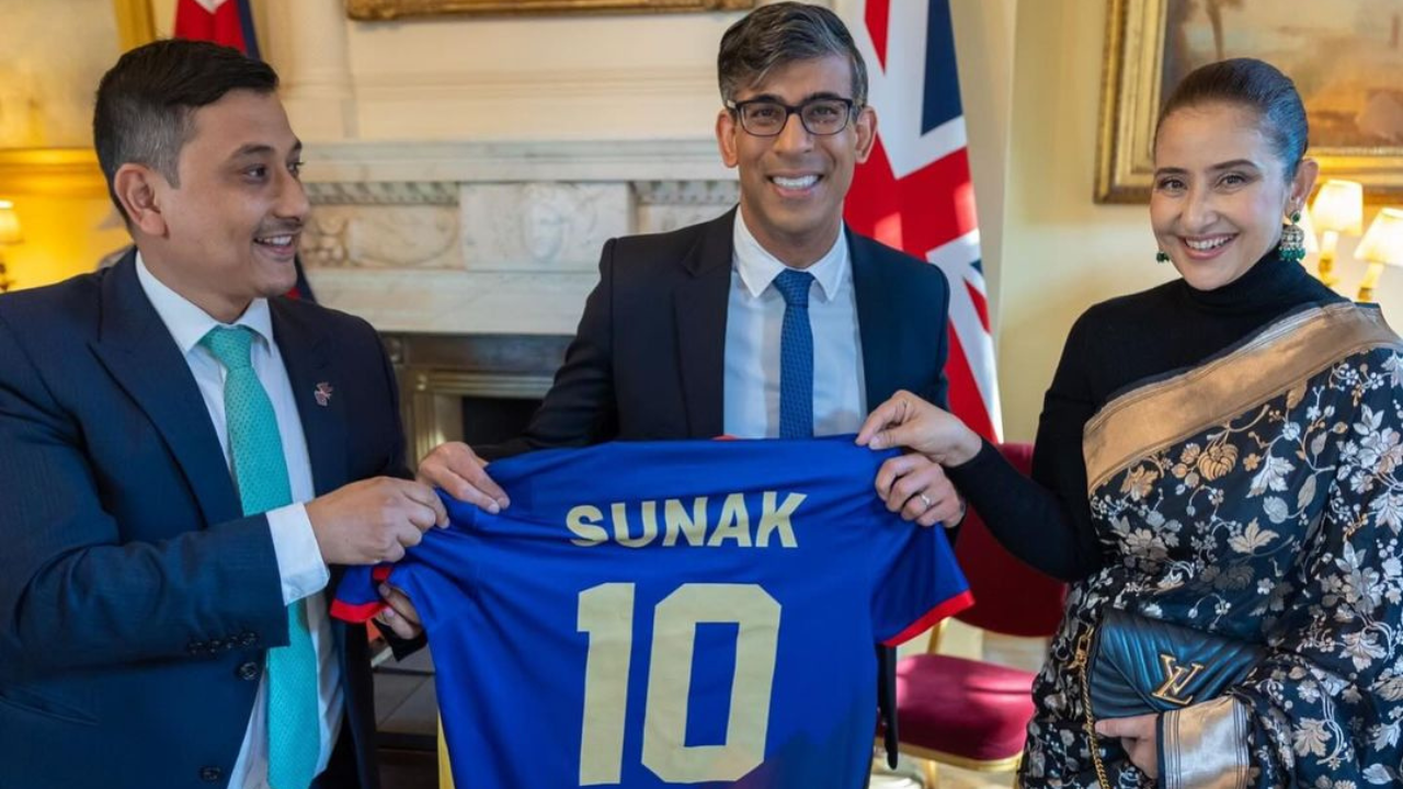 , Manisha Koirala met British Prime Minister Rishi Sunak, shared pictures – Hindi News |  Live News in Hindi |  Latest Hindi News