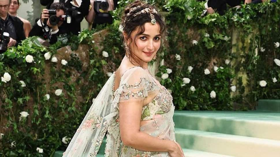 Met Gala 2024: Alia Bhatt adds a desi twist to Sabyasachi saree