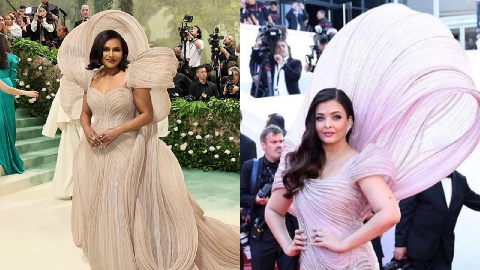 Mindy Kaling’s Met Gala 2024 dress gives us Aishwarya Rai at Cannes déjà vu.  view photos