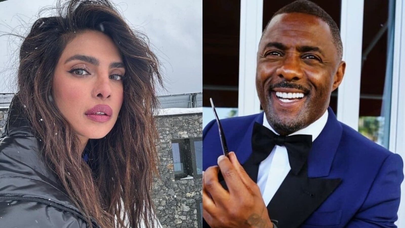 Priyanka Chopra gave a gift to Heads of State co-star Idris Elba after the shooting ended.  see picture