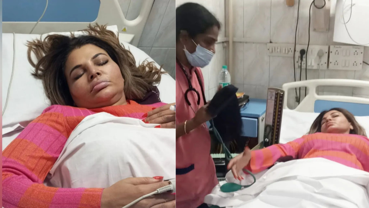 , Rakhi Sawant ill health, actress suffering from heart disease, hospital pictures go viral Navbharat (Navbharat)