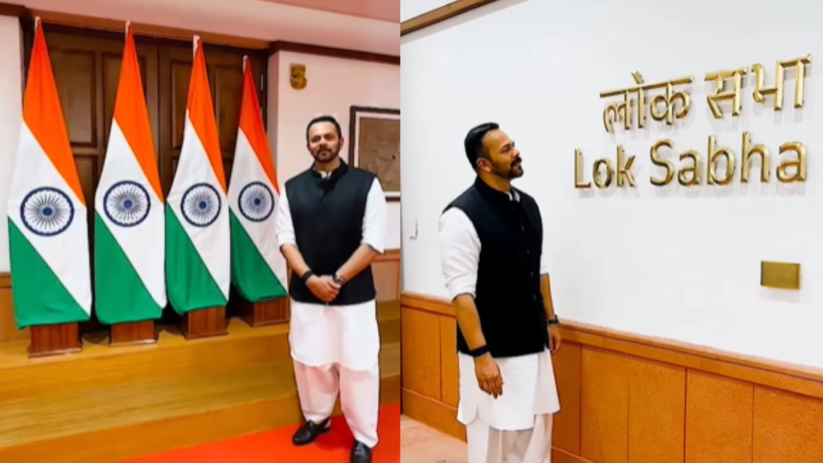 , Rohit Shetty arrived in the new Parliament, after sharing the video, the director said – this is the whole of India.  Navabharata (Navabharata)