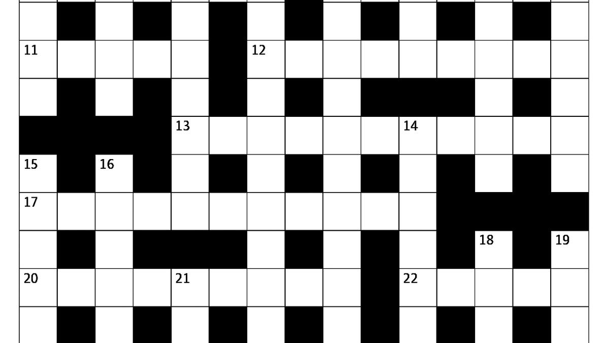 Sunday Crossword No.  3308