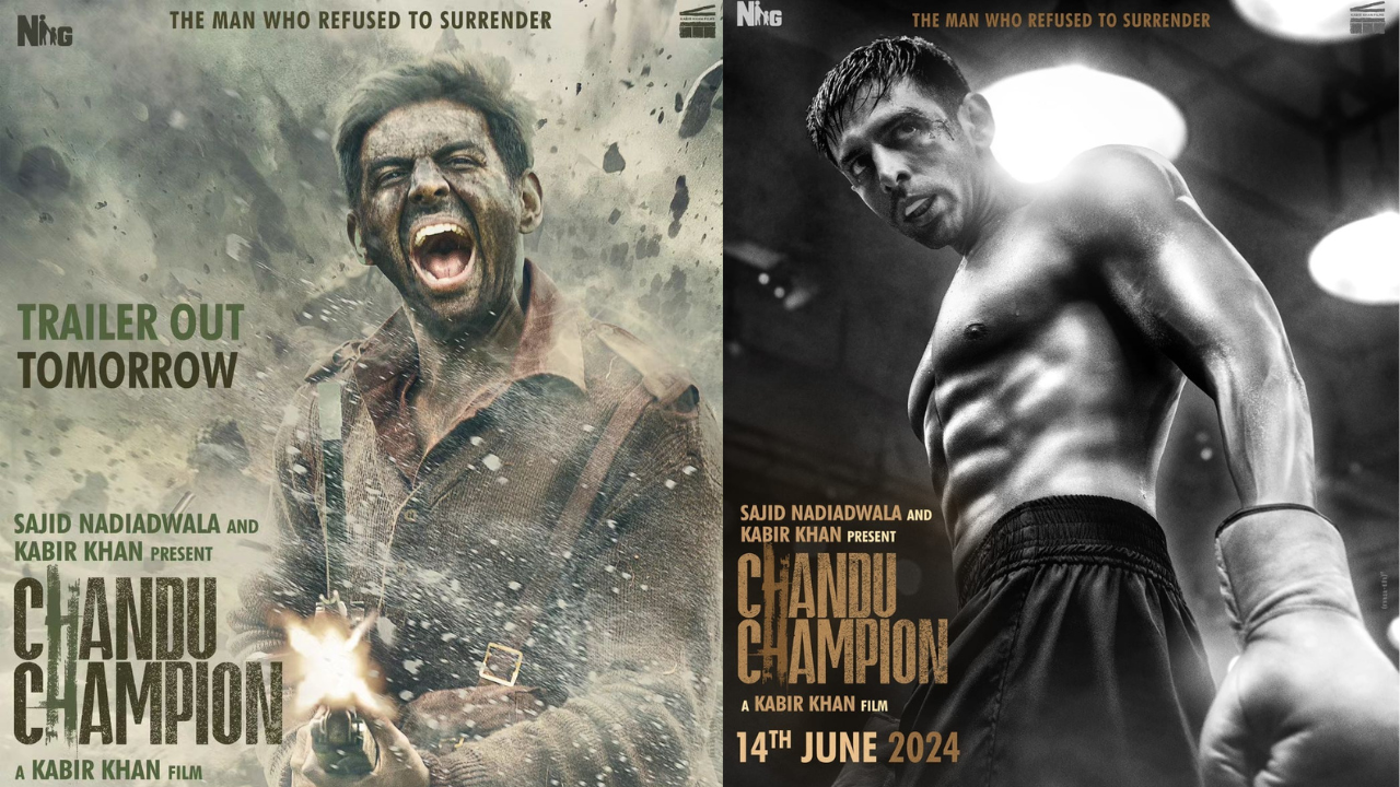 , the powerful third poster of ‘Chandu Champion’ is out, Karthik Aryan was seen in the field – Hindi News |  Live News in Hindi |  Latest Hindi News