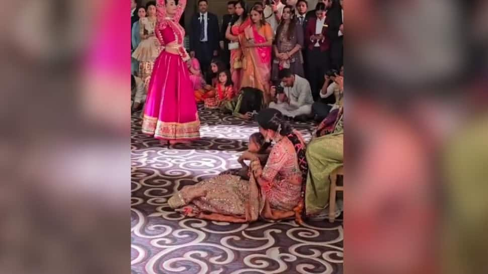 Radhika Merchant's wedding pics of Isha Ambani sitting on the floor with her daughter Adiya are priceless