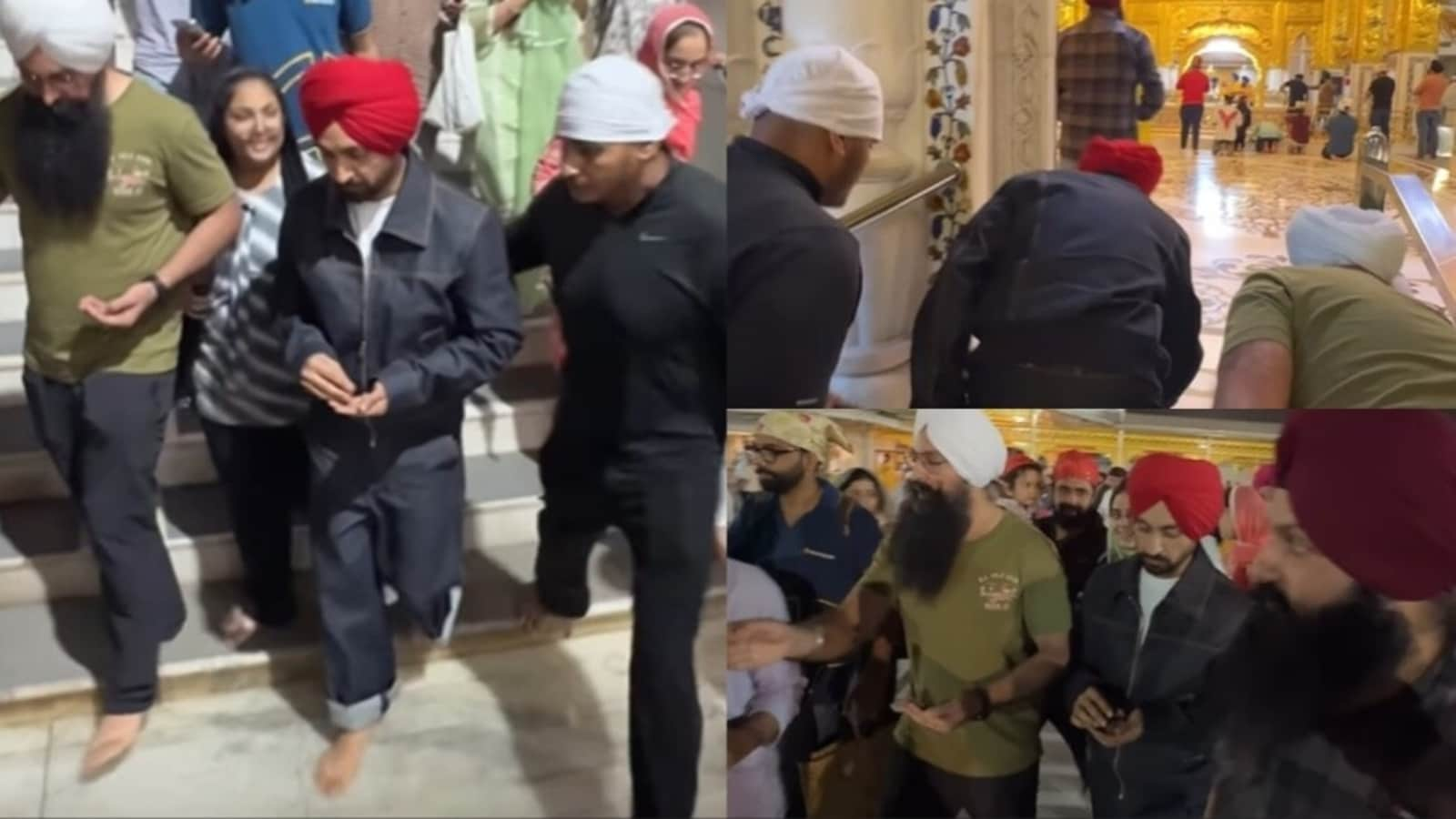 Diljit Dosanjh visits Gurudwara Bangla Sahib to seek blessings ahead of his Dil-Luminati Tour concert in Delhi. Watch