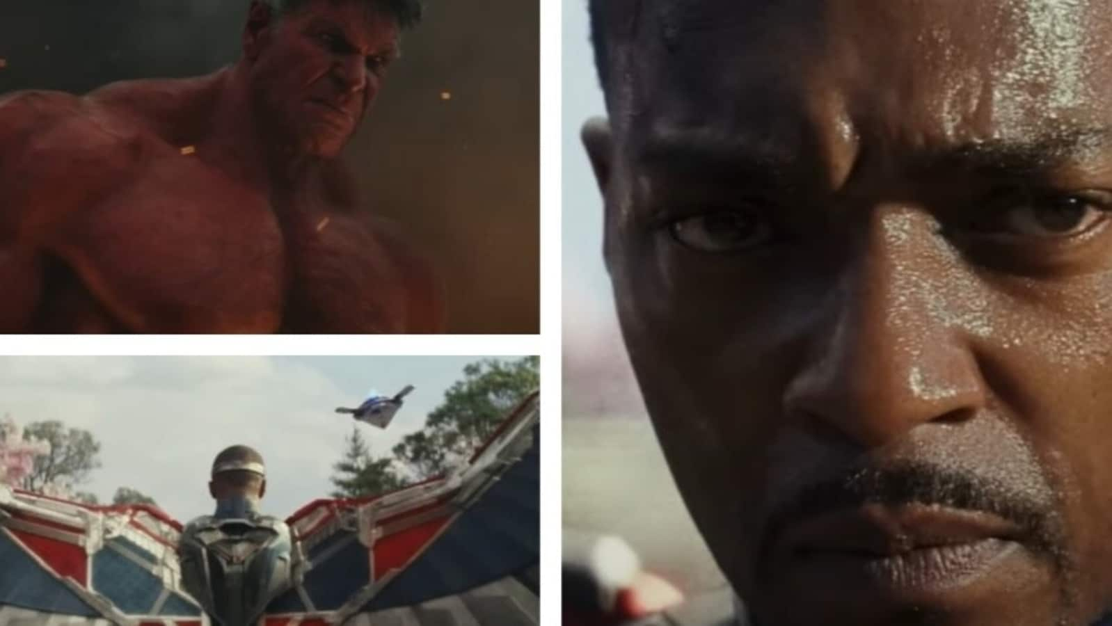 Captain America Brave New World trailer: Red Hulk faces off against Anthony Mackie's Sam Wilson