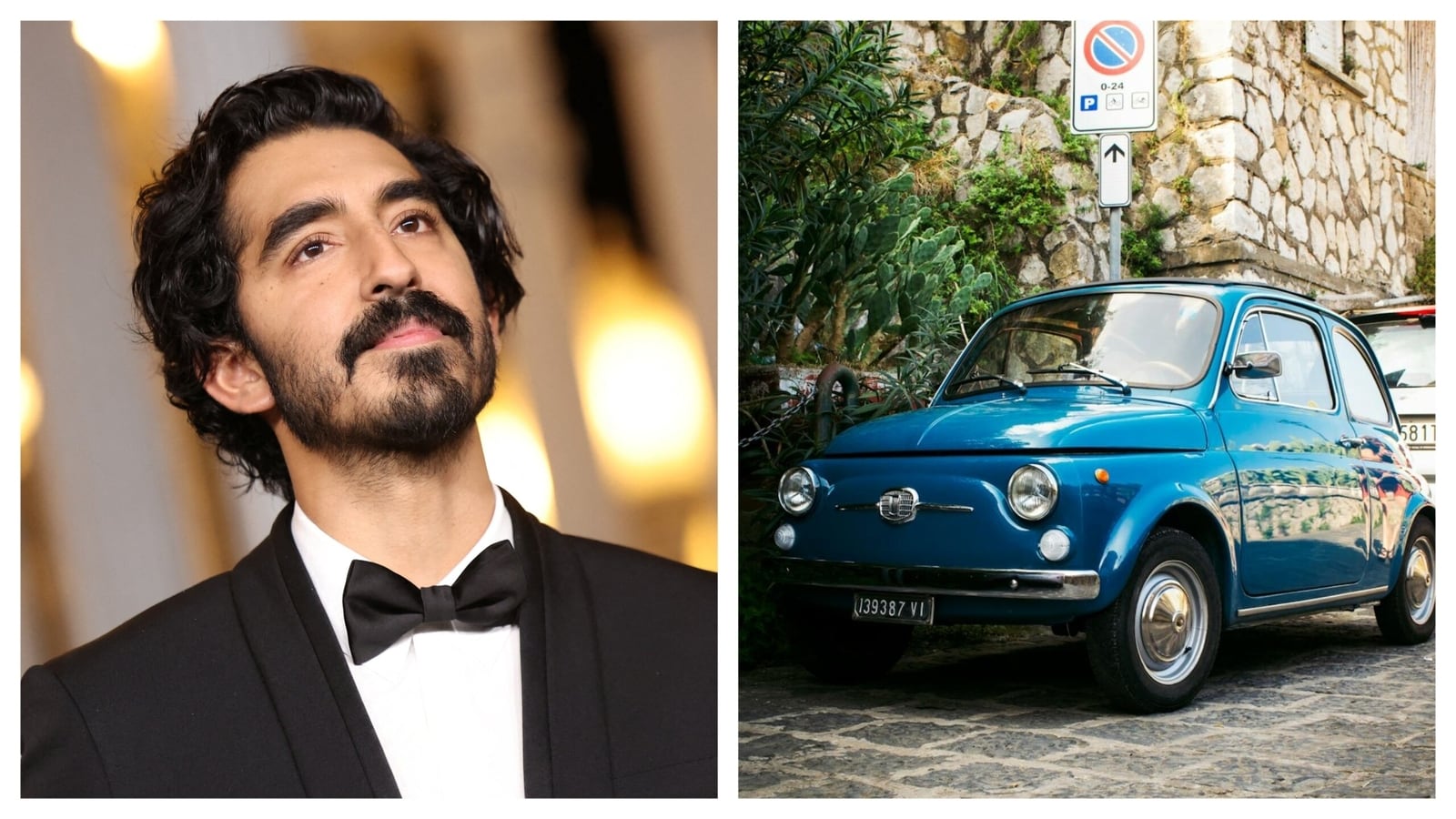 Dev Patel introduces his adorable, tiny Fiat 500: 'Adequately proportioned for my star size'