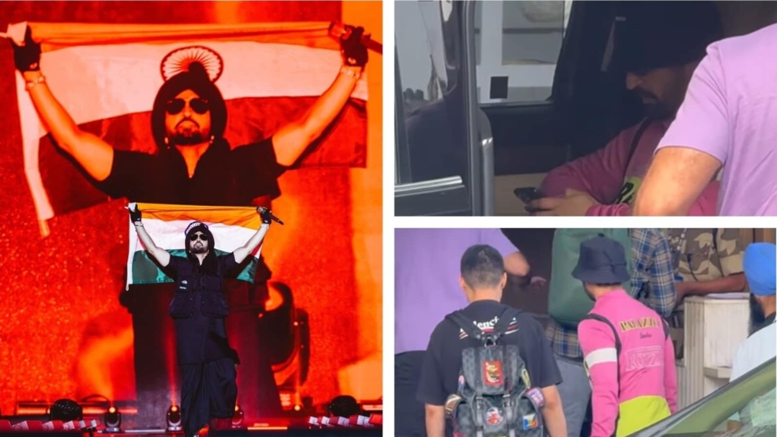 Diljit Dosanjh chose a pink outfit as he left for the Dil-Luminati Tour in the ‘Pink City’ Jaipur. watch video