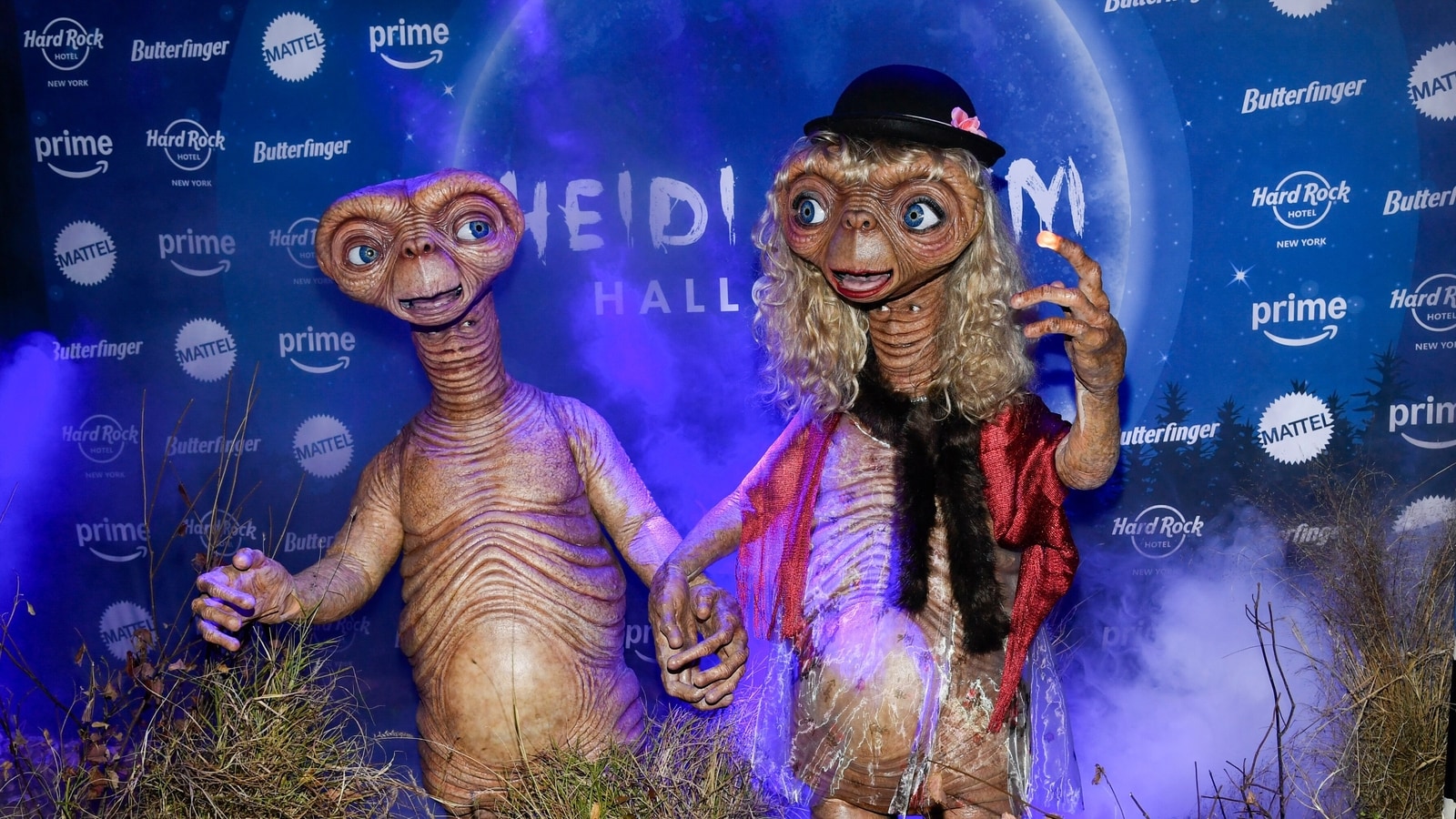 Heidi Klum, husband Tom Kaulitz visit ET for Halloween; Here's how they did it