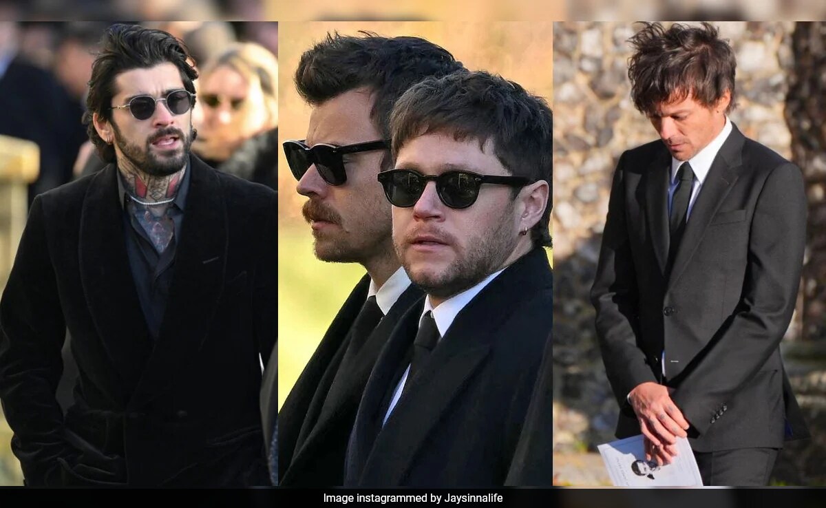 In pictures: Harry Styles, Niall Horan, Louis Tomlinson and Zayn Malik cry at One Direction bandmate Liam Payne's funeral