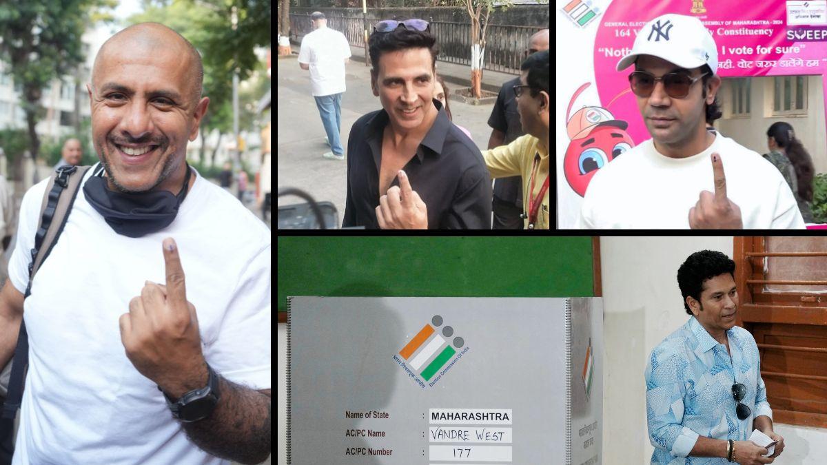 Maharashtra Assembly Elections 2024: Akshay Kumar, Rajkummar Rao, Vishal Dadlani, Sachin and other celebs voted