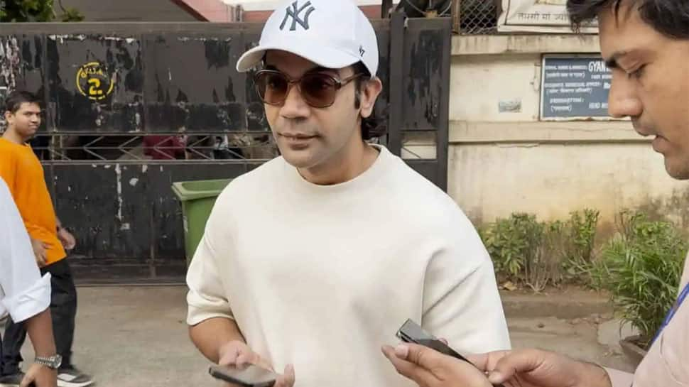 Maharashtra Assembly Elections: Rajkumar Rao among the first to vote