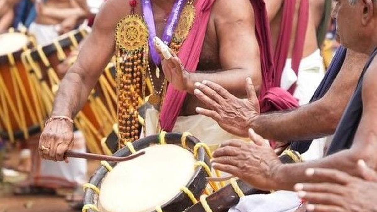 Prominent Melam artiste Satheesan Marar gears up for Kerala’s annual temple festival season