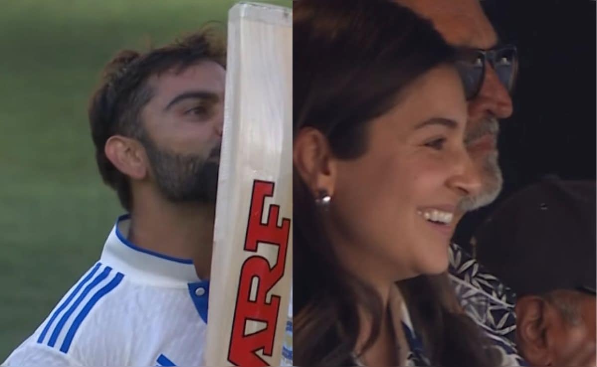 Virat Kohli kissed Anushka Sharma after scoring her 81st century. Internet: "Our Favorite Romance Genre"