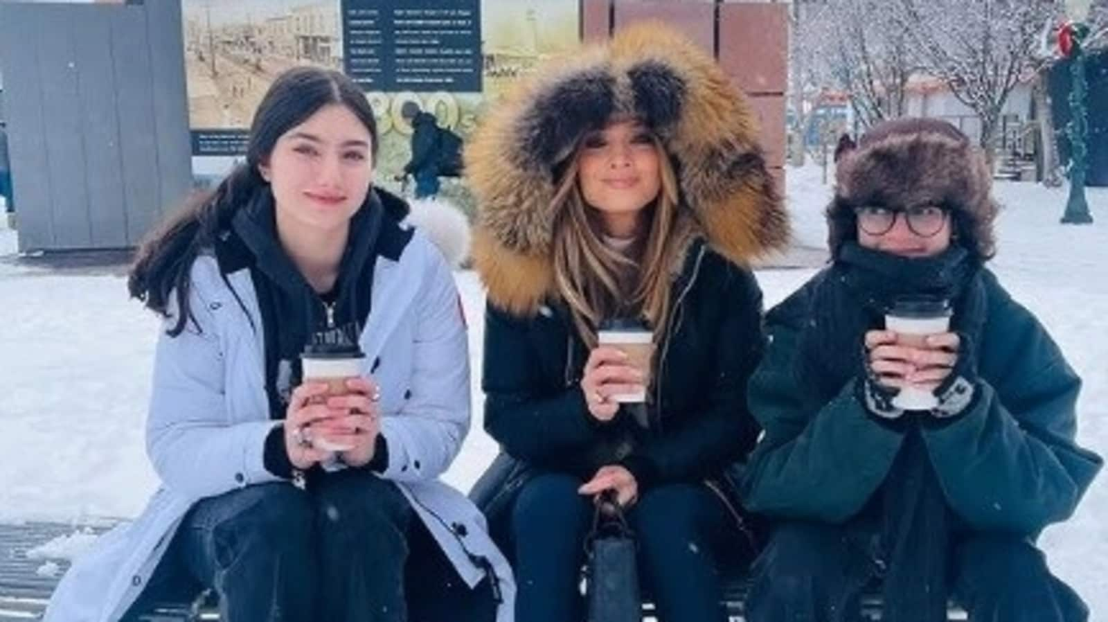 Jennifer Lopez shares photos of snowy Christmas celebration with kids as Ben Affleck picks Jennifer Garner