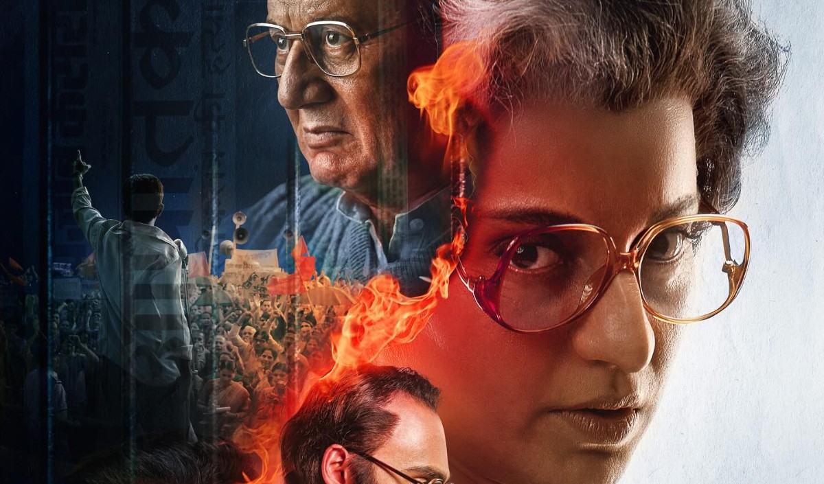 Emergency Review: Starring and directed by Kangana Ranaut, the film brings forward the political events along with the struggle for democracy.