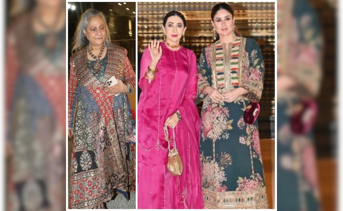 Honor Jain-Alkha Advani Mehndi: Kareena Kapoor Khan, Karisma Kapoor, and Jaya Bachchan arrive for the ceremony