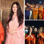 Katrina Kaif, Ravena Tandon Maha Kumbh among other celebs participate in the Ganga Aarti in 2025