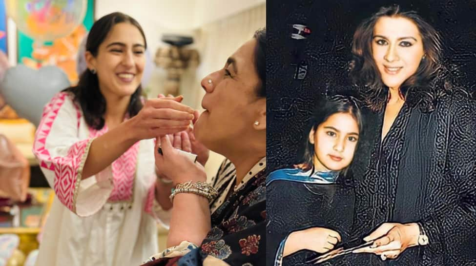 Sara Ali Khan Paints Hardik Birthday Happy Birthday, for Mummy Jaan Amrita Singh, shares cute pictures