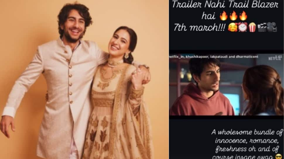 Cheers, as a Nadanian trailer drop for Sara Ali Khan Bhai Ibrahim, call it a trailblazer!