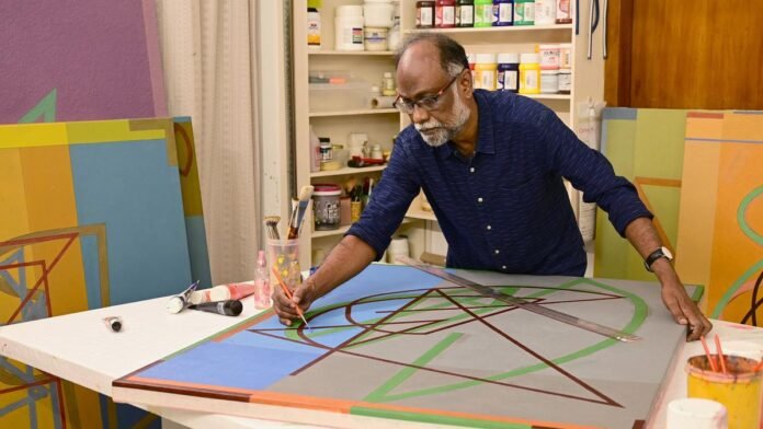 Lines and light of: RM Palaniappan's finite and infinite

