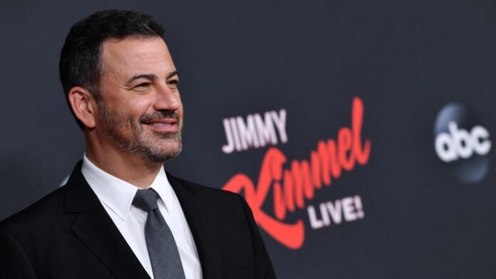 Smiling and resting, Jimmy Kimmel met lawyer after ABC show

